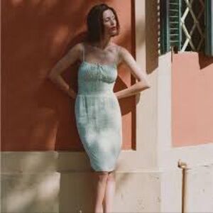 Rouje Cassandra Light Green Dress